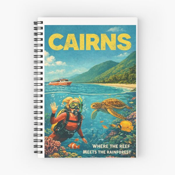 Item preview, Cairns Queensland Great Barrier Reef Coral Sea Daintree Rainforest Tropical North Queensland Marine Life designed and sold by Places On Earth.