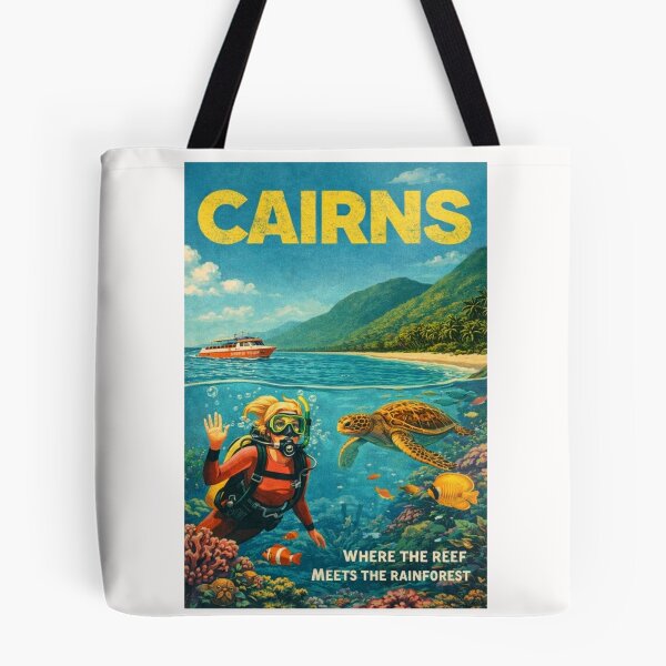 Item preview, Cairns Queensland Great Barrier Reef Coral Sea Daintree Rainforest Tropical North Queensland Marine Life designed and sold by Places On Earth.