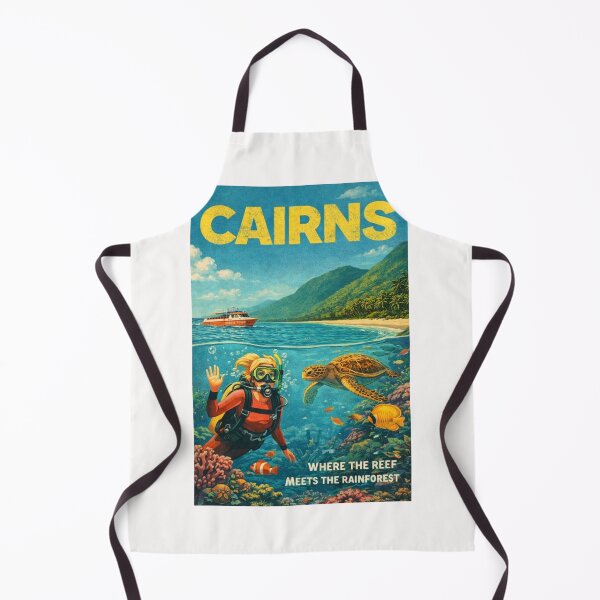 Item preview, Cairns Queensland Great Barrier Reef Coral Sea Daintree Rainforest Tropical North Queensland Marine Life designed and sold by Places On Earth.