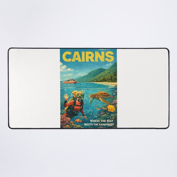Item preview, Cairns Queensland Great Barrier Reef Coral Sea Daintree Rainforest Tropical North Queensland Marine Life designed and sold by Places On Earth.
