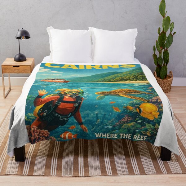 Item preview, Cairns Queensland Great Barrier Reef Coral Sea Daintree Rainforest Tropical North Queensland Marine Life designed and sold by Places On Earth.