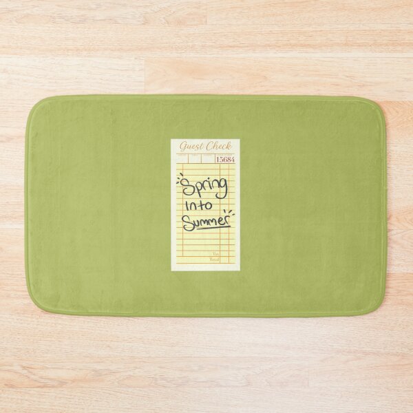 Item preview, spring into summer | guest check | docket designed and sold by Sophie Louise Arts.