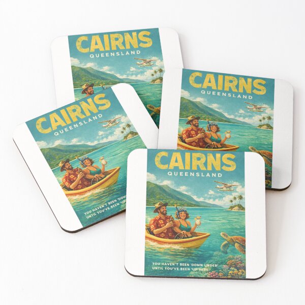 Item preview, Cairns Queensland Trinity Bay Great Barrier Reef Port Douglas Daintree Rainforest Tropical Coast designed and sold by Places On Earth.