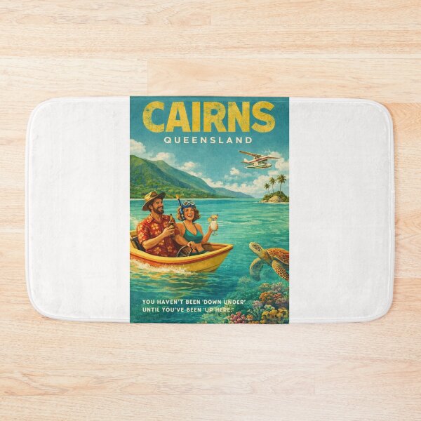 Item preview, Cairns Queensland Trinity Bay Great Barrier Reef Port Douglas Daintree Rainforest Tropical Coast designed and sold by Places On Earth.