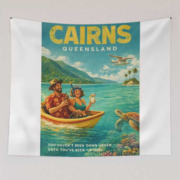 Item preview, Cairns Queensland Trinity Bay Great Barrier Reef Port Douglas Daintree Rainforest Tropical Coast designed and sold by Places On Earth.