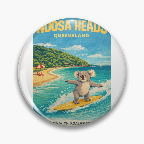 Item preview, Noosa Heads Queensland Noosa National Park Laguna Bay Sunshine Coast Surf Beaches and Coastal Rainforest designed and sold by Places On Earth.