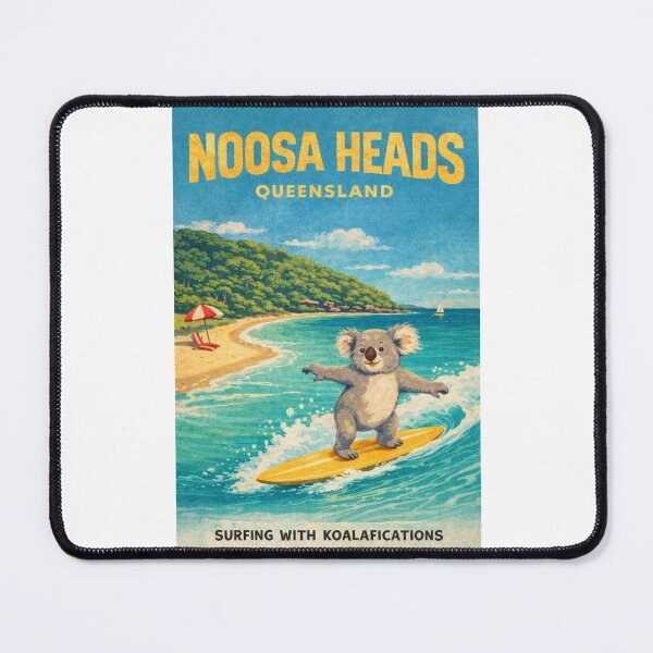 Item preview, Noosa Heads Queensland Noosa National Park Laguna Bay Sunshine Coast Surf Beaches and Coastal Rainforest designed and sold by Places On Earth.