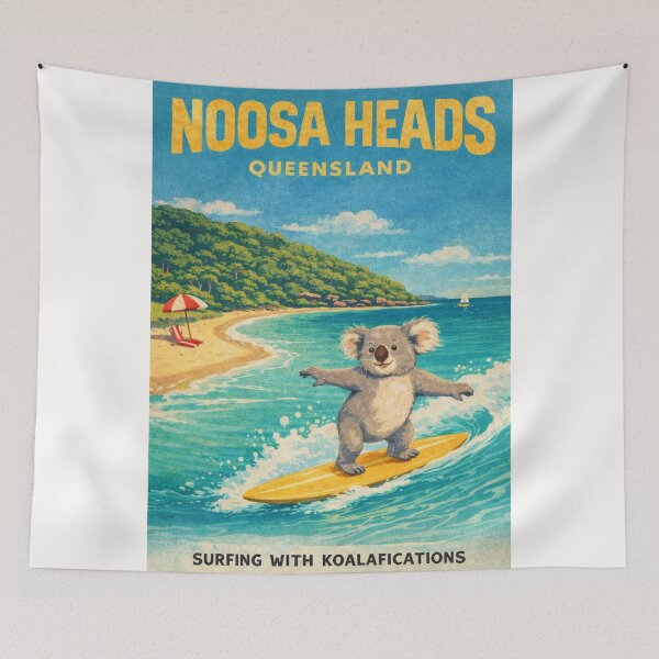 Item preview, Noosa Heads Queensland Noosa National Park Laguna Bay Sunshine Coast Surf Beaches and Coastal Rainforest designed and sold by Places On Earth.