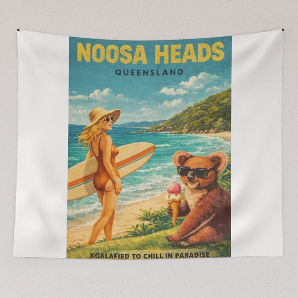 Item preview, Noosa Heads Queensland Sunshine Coast Laguna Bay Noosa National Park Surf Coast and Hastings Street designed and sold by Places On Earth.