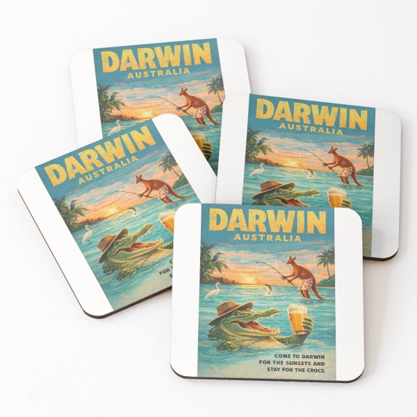 Item preview, Darwin Northern Territory Timor Sea Sunset Fishing Kakadu National Park and Top End Coastal Wildlife designed and sold by Places On Earth.