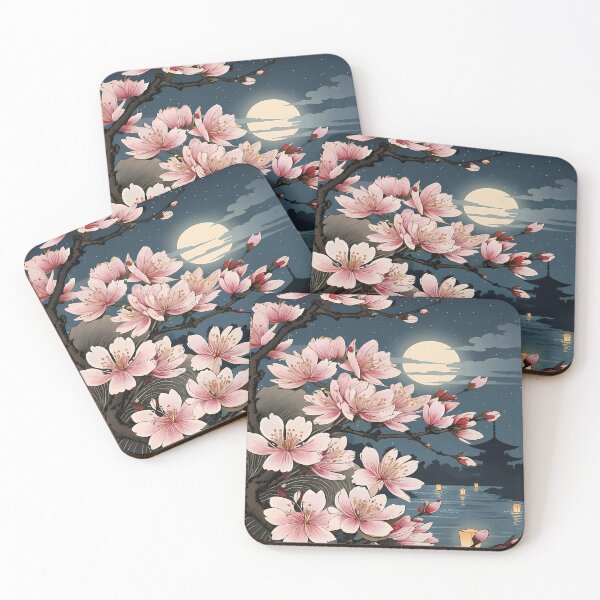 Item preview, Cherry Blossoms Under the Moon designed and sold by judithdaley.