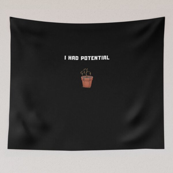 Item preview, I Had Potential – Dead Plant Minimalist Design designed and sold by CyrilloArt.