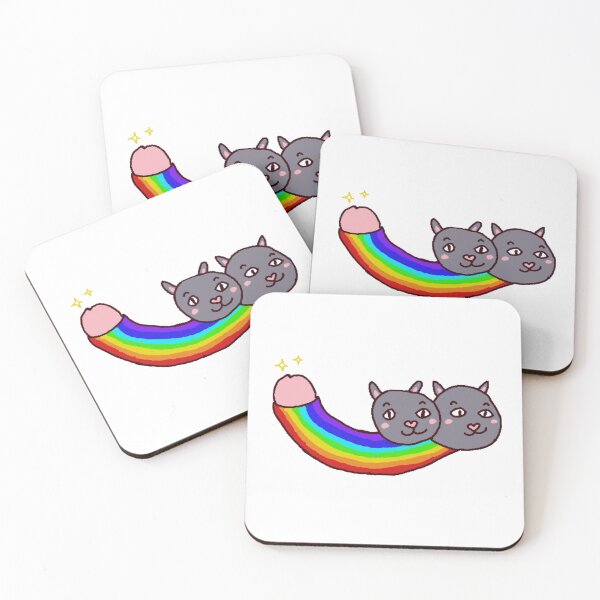 Item preview, Rainbow Star Bean Bean Cat designed and sold by Bean Bean Cat.
