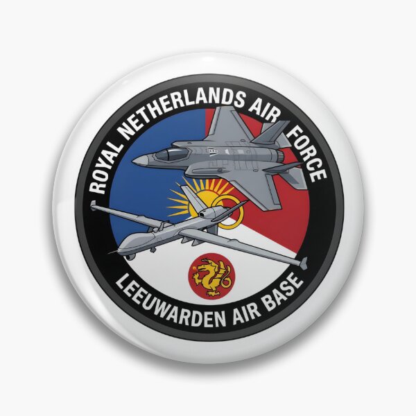 Item preview, Royal Netherlands Air Force Leeuwarden Air Base Patch designed and sold by CharlieDesings.
