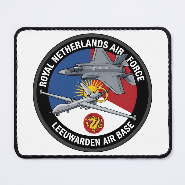 Item preview, Royal Netherlands Air Force Leeuwarden Air Base Patch designed and sold by CharlieDesings.