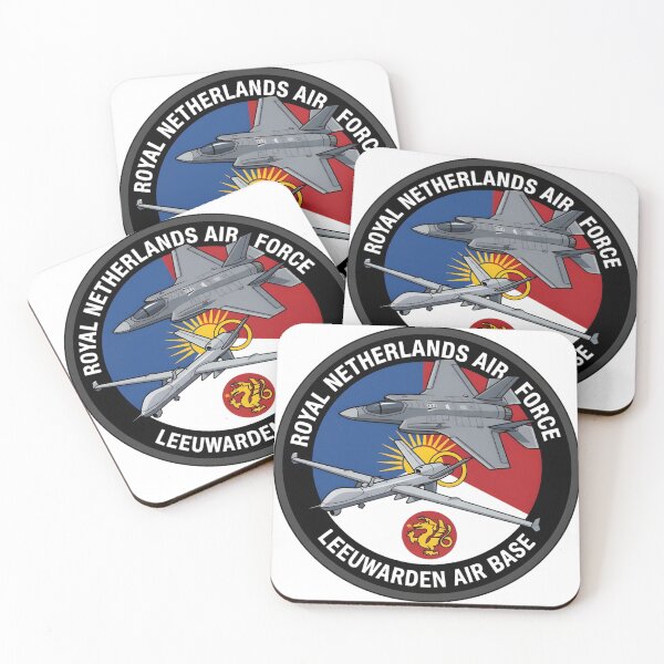 Item preview, Royal Netherlands Air Force Leeuwarden Air Base Patch designed and sold by CharlieDesings.