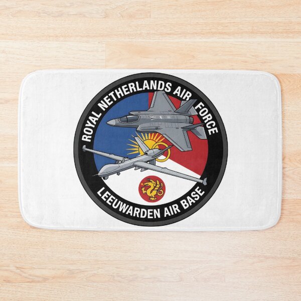 Item preview, Royal Netherlands Air Force Leeuwarden Air Base Patch designed and sold by CharlieDesings.