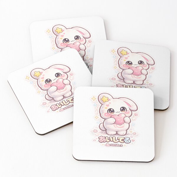 Item preview, Mello the Mochi Bunny - I love you designed and sold by GDIArt.