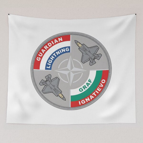 Item preview, NATO Air Policing Mission: Guardian Lightning at Graf Ignatievo designed and sold by CharlieDesings.