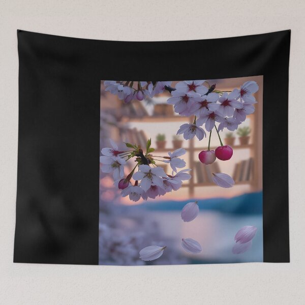 Item preview, Cherry Blossoms and Cherries designed and sold by judithdaley.