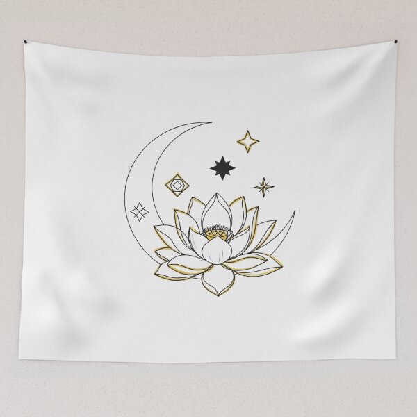 Item preview, Celestial Bloom - Minimalist Botanical Line Art designed and sold by Clothesbest.