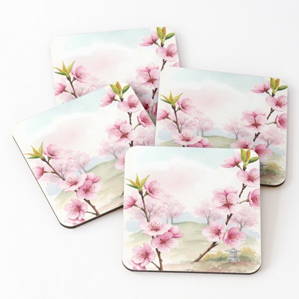 Item preview, Cherry Blossoms in a Japanese Garden designed and sold by judithdaley.