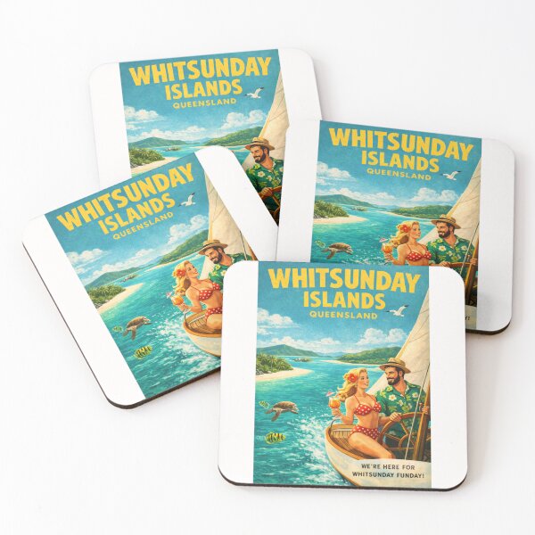 Item preview, Whitsunday Islands Queensland Great Barrier Reef Sailing Tropical Travel  designed and sold by Places On Earth.