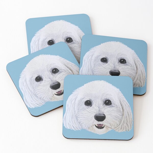 Item preview, Lily the White Dog designed and sold by Baileypaints.
