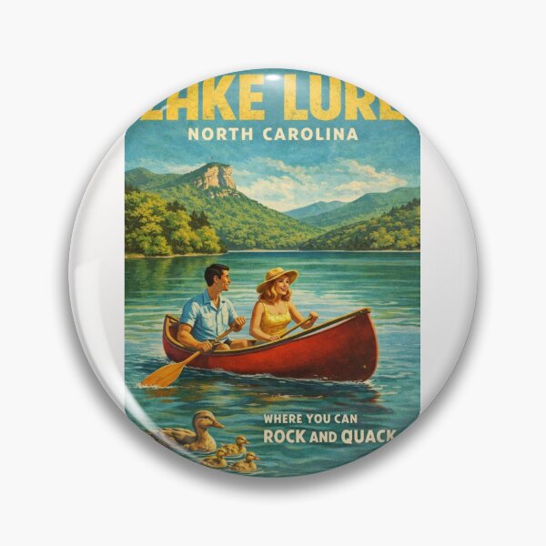 Item preview, Lake Lure North Carolina Blue Ridge Mountains Canoeing Travel  designed and sold by Places On Earth.