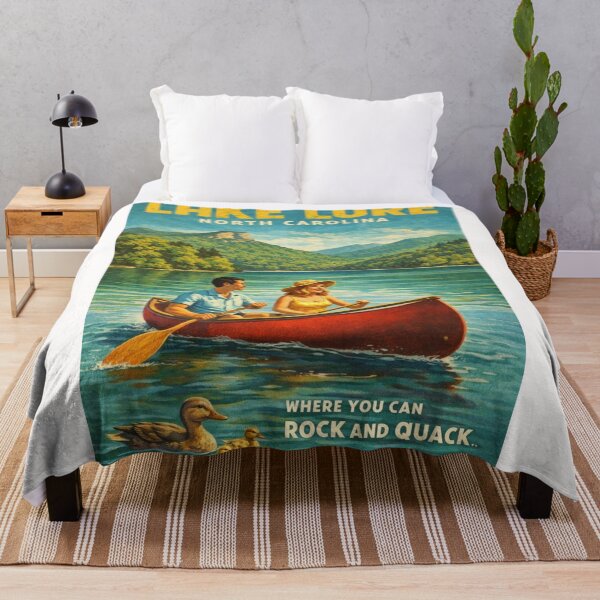 Item preview, Lake Lure North Carolina Blue Ridge Mountains Canoeing Travel  designed and sold by Places On Earth.