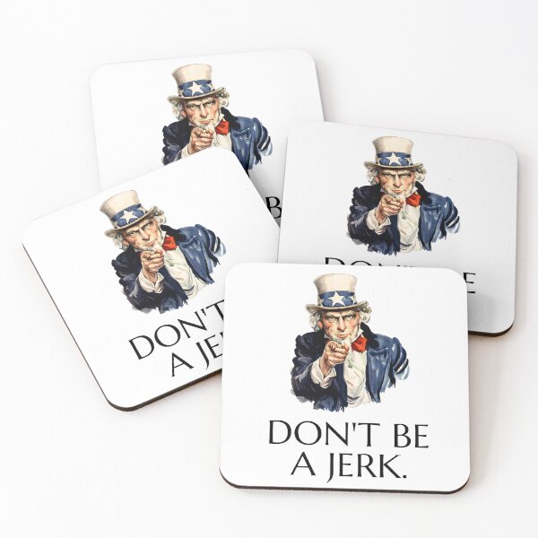 Item preview, Uncle Sam says Don't Be a Jerk designed and sold by The Sporty Nerd.