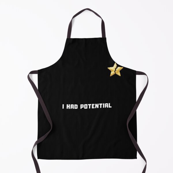 Item preview, I Had Potential – Broken Gold Star Meme Minimalist Design designed and sold by CyrilloArt.