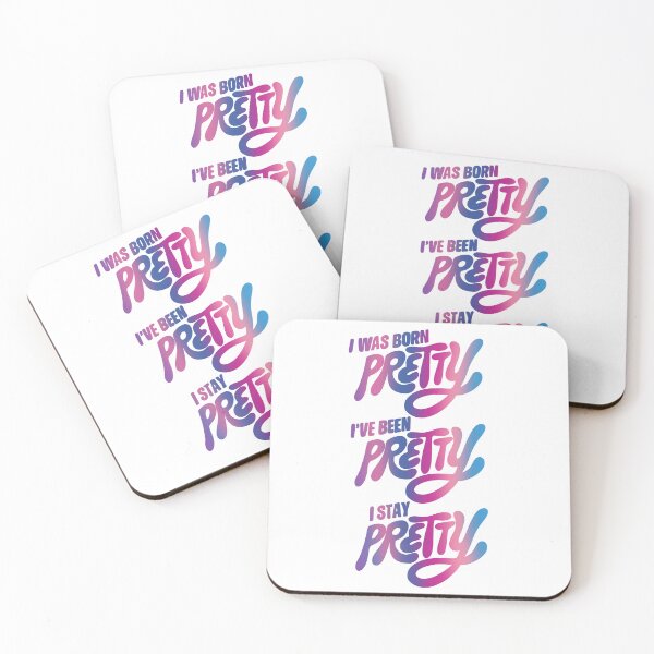 Item preview, Hudson Williams QUOTE I was Born PRETTY designed and sold by baranskini.