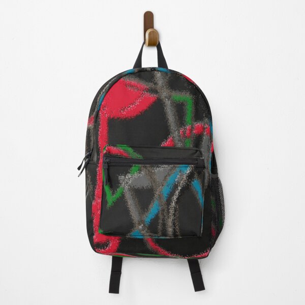 Item preview, circles triangle dark air colorful geometric abstract design designed and sold by SmashingDeals.