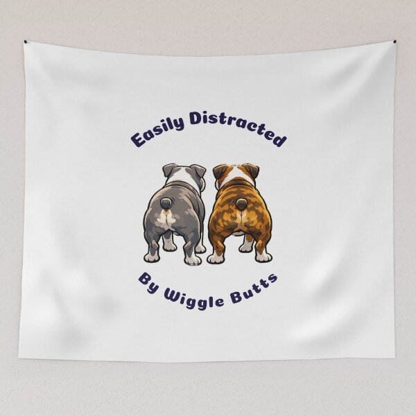 Item preview, Easily Distracted by Wiggle Butts designed and sold by Designs-by-WSS.