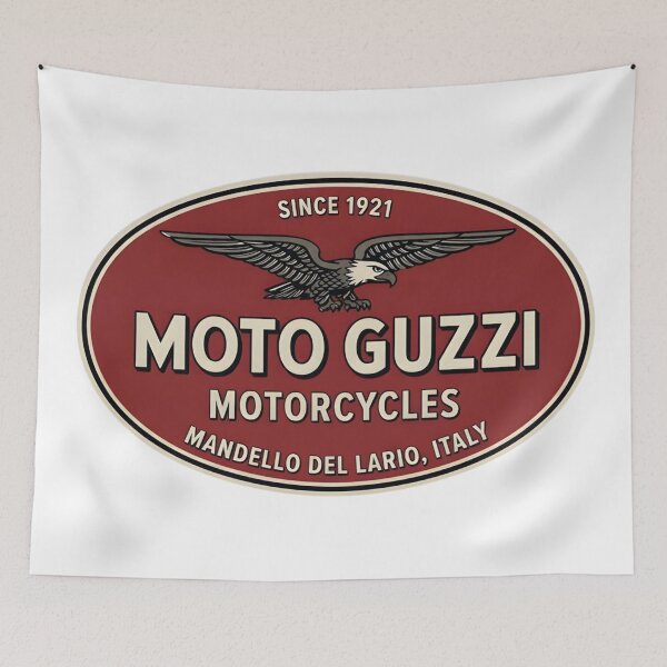 Item preview, Vintage Moto Guzzi Italian Motorcycles Sign designed and sold by CharlieDesings.
