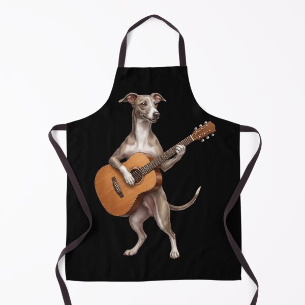 Item preview, Italian Greyhound Playing Acoustic Guitar Player Guitarist Dog Lover designed and sold by DoodleTortle.