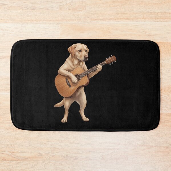 Item preview, Labrador Retriever Playing Acoustic Guitar Player Guitarist Dog Lover designed and sold by DoodleTortle.