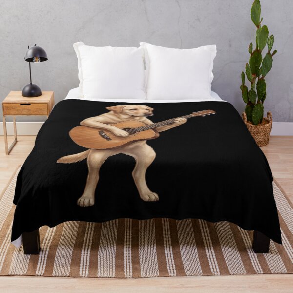 Item preview, Labrador Retriever Playing Acoustic Guitar Player Guitarist Dog Lover designed and sold by DoodleTortle.