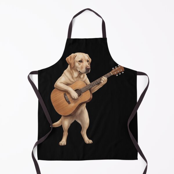 Item preview, Labrador Retriever Playing Acoustic Guitar Player Guitarist Dog Lover designed and sold by DoodleTortle.