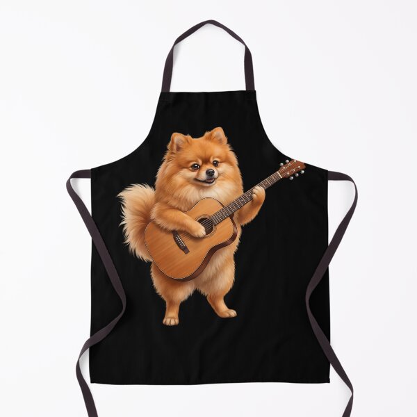 Item preview, Pomeranian Playing Acoustic Guitar Player Guitarist Dog Lover designed and sold by DoodleTortle.
