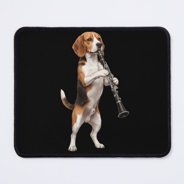 Item preview, Beagle Playing Clarinet Player Clarinetist Dog Lover designed and sold by TerryConnells.