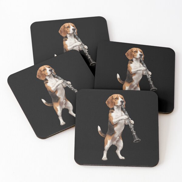 Item preview, Beagle Playing Clarinet Player Clarinetist Dog Lover designed and sold by TerryConnells.