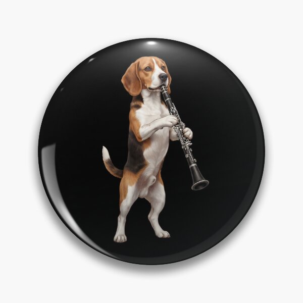 Item preview, Beagle Playing Clarinet Player Clarinetist Dog Lover designed and sold by TerryConnells.