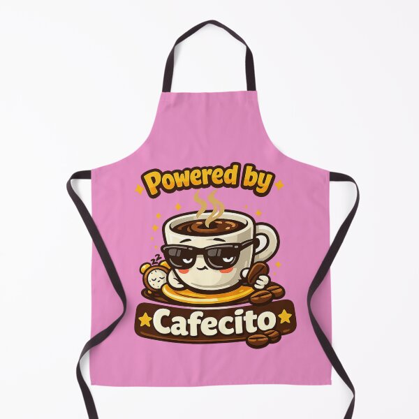Item preview, Powered by Cafecito Funny Latino Coffee Humor Spanish Coffee Lover Design designed and sold by tempotats.