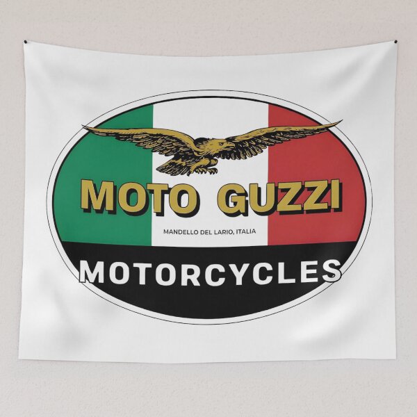 Item preview, Vintage Moto Guzzi Italian Motorcycles Sign  designed and sold by CharlieDesings.