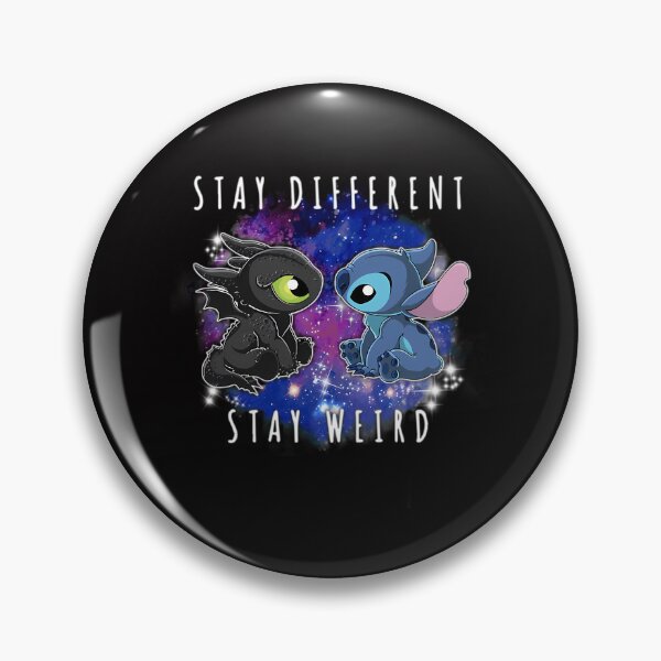 Item preview, Toothless And Stitch Stay Different Stay Weird designed and sold by Morfoporto.