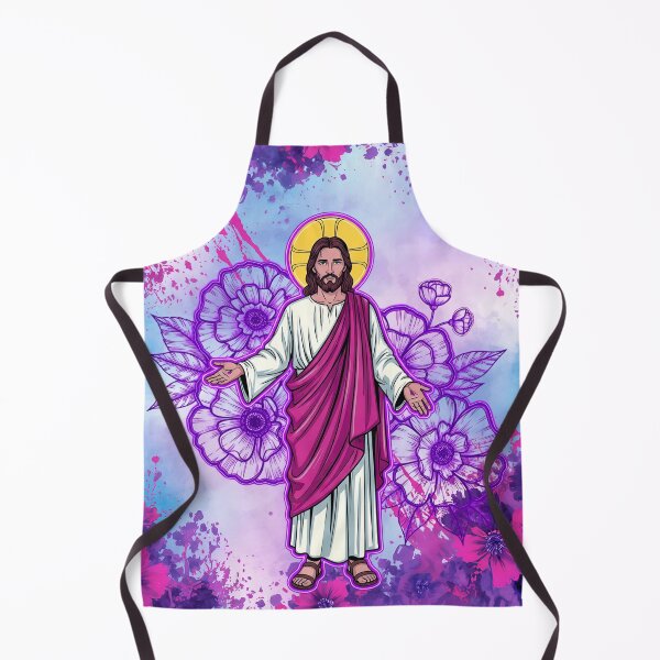 Item preview, "Infinite Trust: Jesus among flowers of Blessing" designed and sold by keythxctrs.