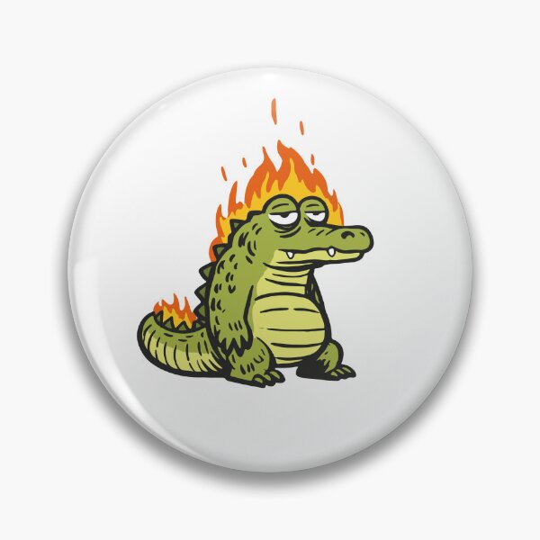 Item preview, bored and hot crocodile designed and sold by notorius12.