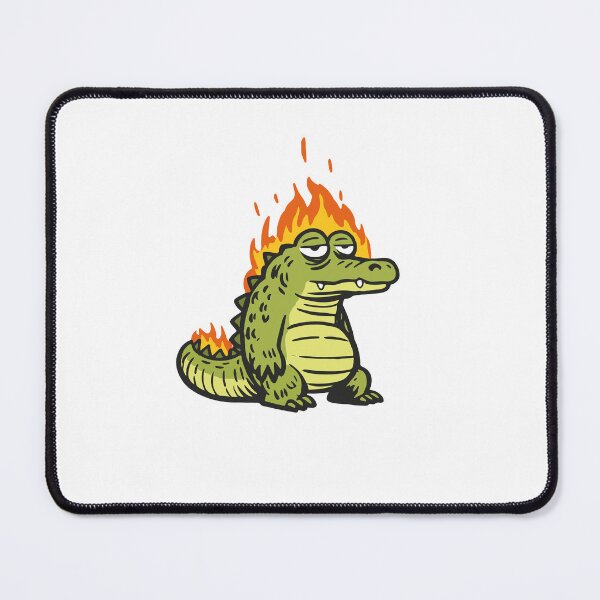 Item preview, bored and hot crocodile designed and sold by notorius12.